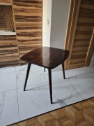 Stół stolik kawowy jadalniany drewniany prl solidny patyczak