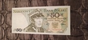 PRL BANKNOT 50 Złotych 1988 Seria HH