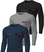 Męskie koszulki z długim rękawem.