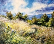 Obraz olejny Po deszczu 