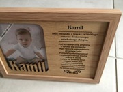 nowa ramka na zdjęcie z imieniem kamil