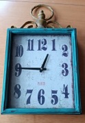 Rustykalny Zegar Vintage Paris wiszący stojacy