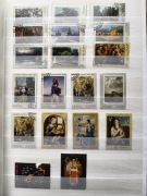 Znaczki pocztowe, lata 70-te, 286 sztuk, PRL-ZSRR-Czechsłowacja-Kuba