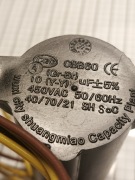 Kondensator CBB60 10(Y-Y)450VAC 50/60Hz 40/70/21 SH