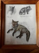 Akwarela motyw myśliwski Fritz