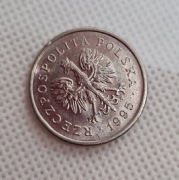 Moneta 1 zł z 1995 roku obiegowa 1zl złoty 1995r rok obiegowe złotówka