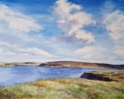 Pejzaż - akwarela 36x46cm