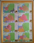 Mapy historyczne. Mapy ścienne. Historia na mapach