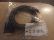 Kabel przewód HDMI DVI HDMI 3metrowy czarny 