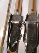 Drewniane narty zabytkowe