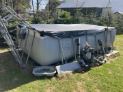 Basen stelażowy Bestway 404x201x100 cm Power Steel 56441 prostokatny