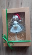  Świąteczny Aniołek handmade/ makrama 