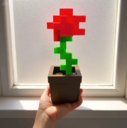 Ozdobny Kwiat z Gry Minecraft