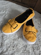 Vty Deichmann damskie musztardowe tenisówki sportowe baleriny r. 40 = 25,5