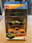 HOT WHEELS - 3 PACK - 3 PAK - 3 AUTA - ZOBACZ TEŻ POZOSTAŁE