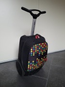Plecak Walizka Nikidom Roller Up 19l Czarny Kropki