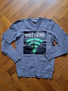 Sweter h&m szary 146/152 obracane cekiny