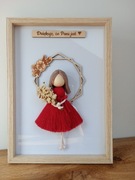 Ramka dzień nauczyciela makrama 