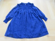 Reserved 110 sukienka chabrowa kobaltowa granatowa