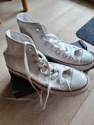 CONVERSE trampki damskie białe wysokie, rozm. 38 - nowe