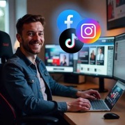 Obsługa prowadzenie social media fanpage Facebook Instagram TikTok Ads