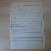 Kwestionariusz osobowy PRL (Stan wojenny 1981 rok)
