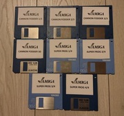 Prawdziwe sprawne dyskietki DD Amiga (8 dyskietek)