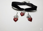 Komplet choker i kolczyki 