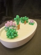 Świeca sojowa 200g w gipsowej osłonce+gratis