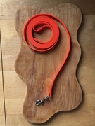 Smycz wodoodporna treningowa - Neonowy Pomarańczowy 