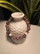 Bransoletka brudny róż 