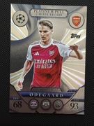 Match Attax 2025/2026 MARTIN  ODEGAARD nr.PL2  PLATINUM PULL 