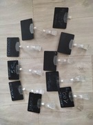 Cenówki czarne plus zawieszki 10 sztuk