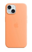 APPLE SILICONE CASE MT0W3ZM/A IPHONE 15 ORANGE SORBET