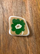 Marimekko, magnes na lodówkę, malowany kamień