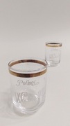 Zestaw 2 kieliszki "Polmos: Imported from Poland", oryginał PRL 