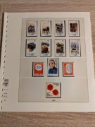 Karty Lindner+znaczki czyste Polska 1980r