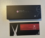 Profesjonalne nożyczki fryzjerskie marki Titan,