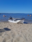 Łódka wiosłowo-motorowa 