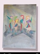 Obraz na płótnie abstrakcja 50x70cm