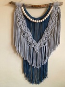 Makrama w stylu BOHO na ścianę.