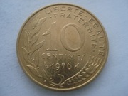 Francja 10 centimes 1976