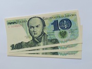 10 złotych 1982 rok stan 1 UNC pierwsza seria A 3398470  10 zł 1982 r