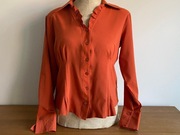 Vintage lata 80 / 90-te Bluzka Damska Ruda Retro