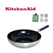 Patelnia KitchenAid Wok Classic Stainless Steel 28cm