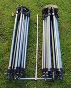 Rzadki statyw Ronford-Baker HD Mitchell Panavision UK Vintage 2 sztuki