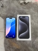 IPHONE 15 PRO, 256GB,  TITANIUM BLUE, STAN IDEALNY, WAWA