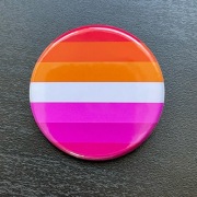 Przypinka flaga LGBT Lesbian - 38mm