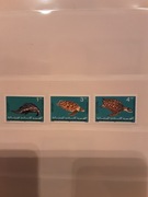 Mauretania  1981   Mi 741-3   gady  żółw seria  idealna