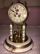 Duży kominkowy zegar typu roczniak do uzupełnienia  naprawy